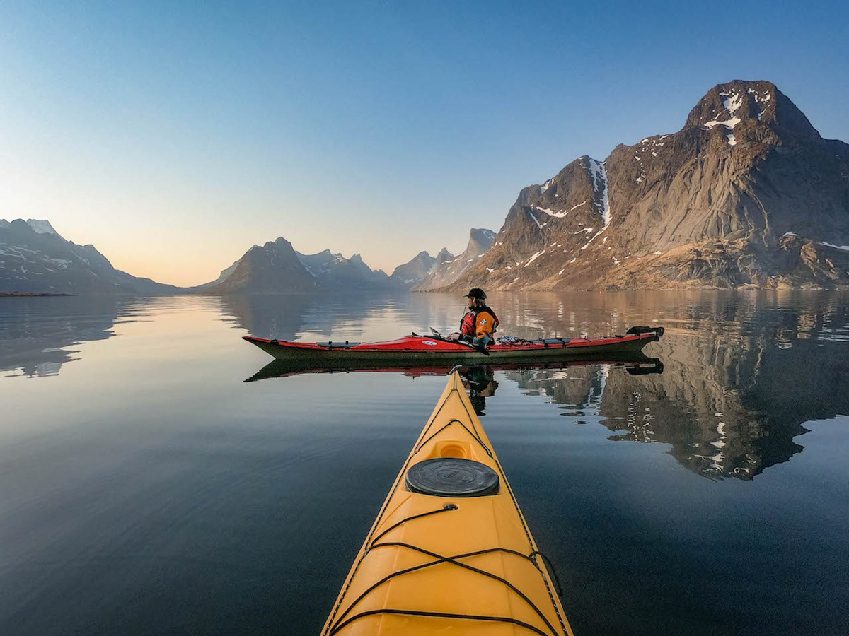 Kayaking in Reinefjord - Photo by Jack Mac